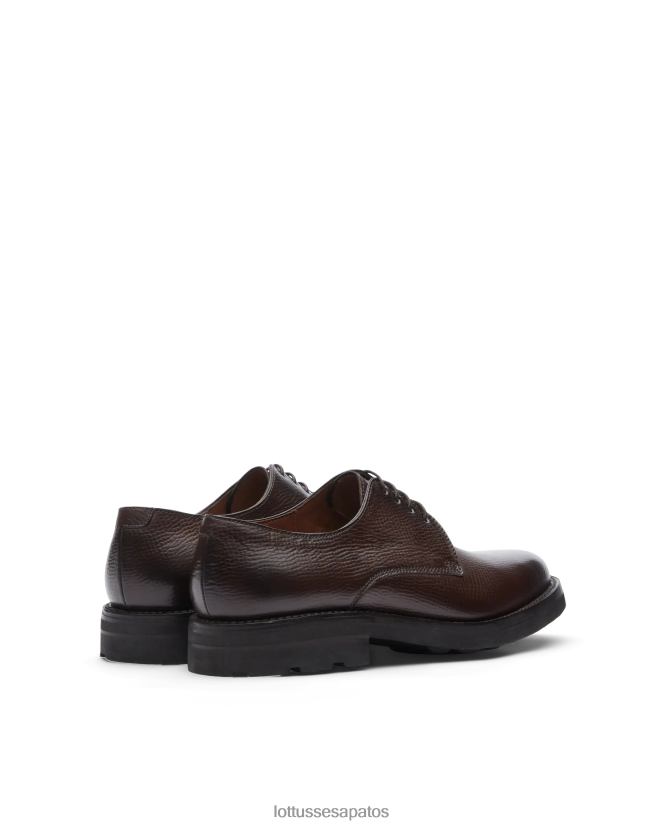 Lottusse homens crosta premium anilina em relevo bezerro debry 8TX8R453 calçados marrom