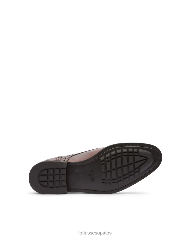 Lottusse homens derby de bezerro de cera holborn 8TX8R4148 calçados marrom