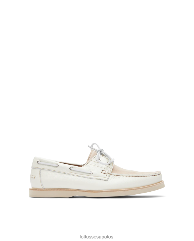Lottusse homens sapatos de barco de bezerro de grãos oceânicos 8TX8R4122 calçados multicolorido