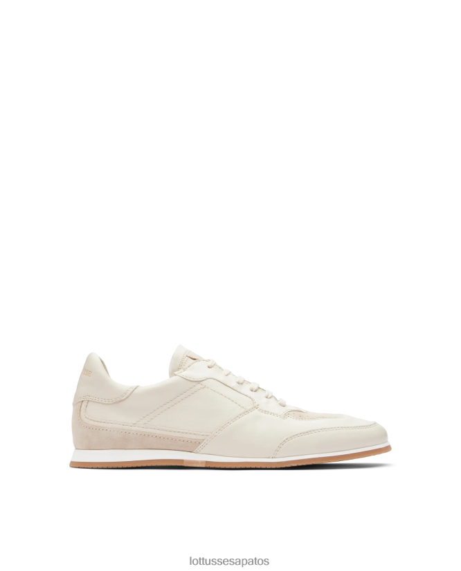 Lottusse homens tênis mancor soft bezerro 8TX8R4114 calçados off white
