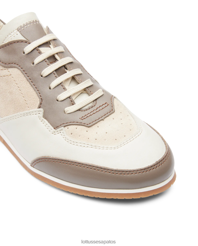 Lottusse homens tênis mancor soft bezerro 8TX8R4115 calçados cinza