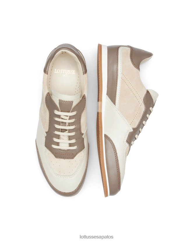 Lottusse homens tênis mancor soft bezerro 8TX8R4115 calçados cinza