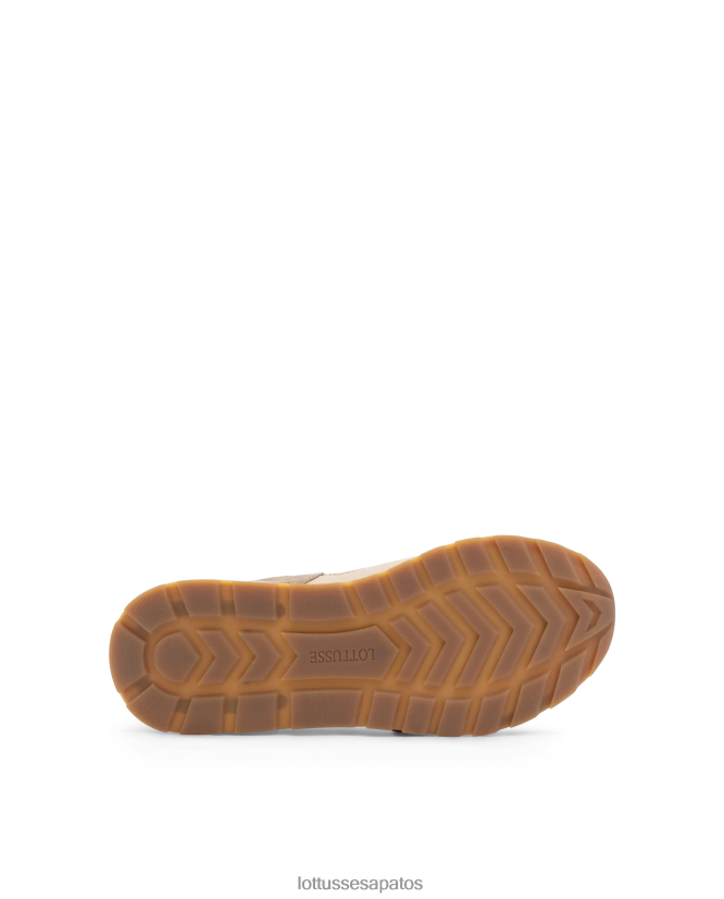 Lottusse homens tênis osaka multicolorido de panturrilha macia 8TX8R4120 calçados natural