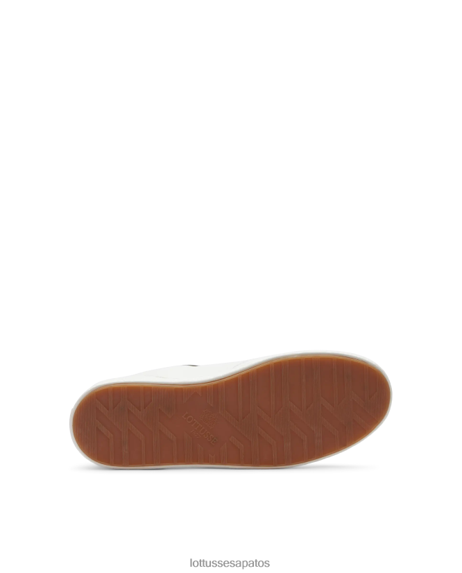 Lottusse homens tênis torino de grão liso 8TX8R4192 calçados off white