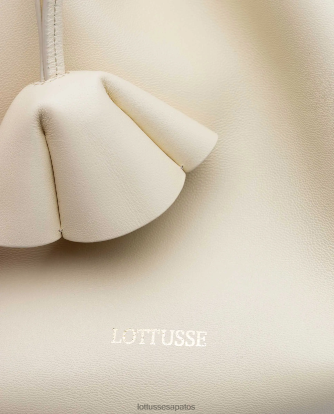 Lottusse mulheres bolsa com alça superior macia serena cordeiro 8TX8R4328 acessórios off white