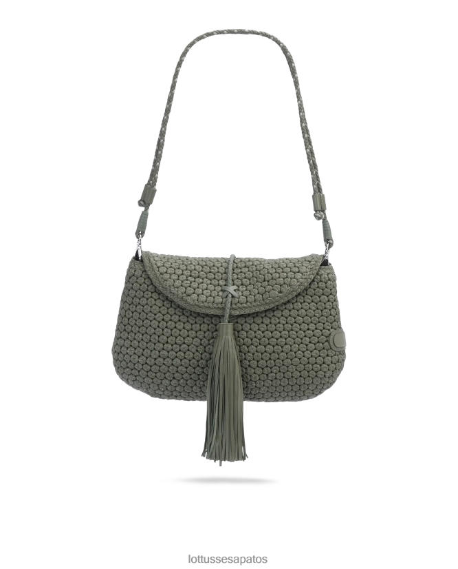 Lottusse mulheres bolsa de cordeiro multicolorida noodbag 8TX8R4384 acessórios verde
