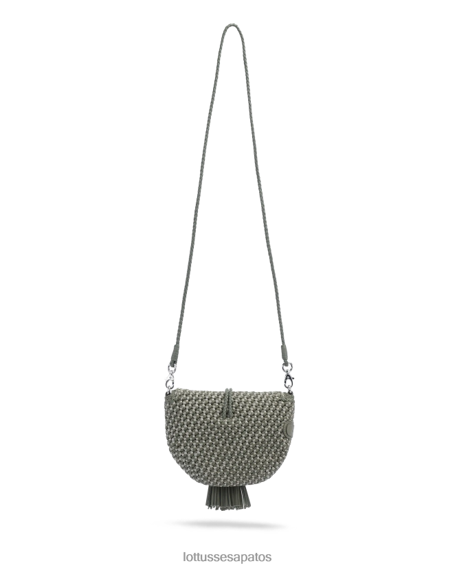 Lottusse mulheres bolsa de noodbag de cordeiro multicolorida bolsa de noodbag 8TX8R4376 acessórios verde