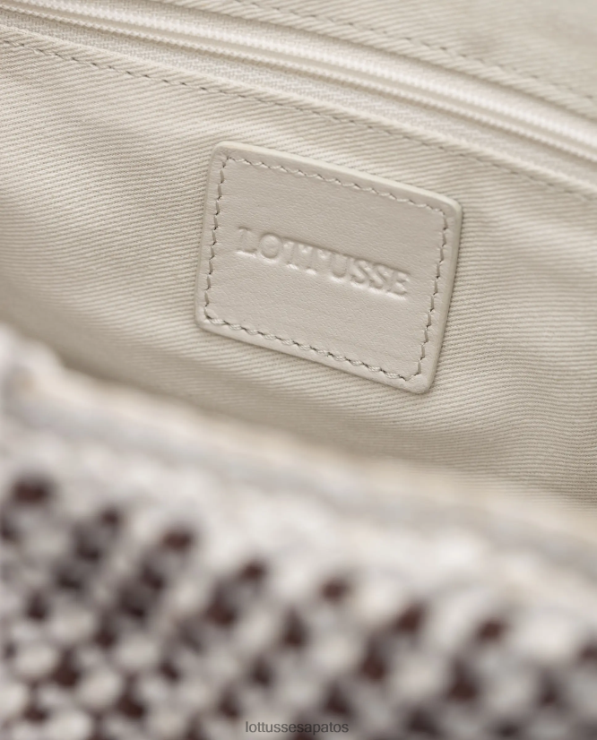 Lottusse mulheres noodbag merino cordeiro macio vagabundo 8TX8R4354 acessórios multicolorido