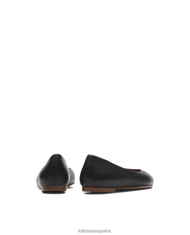 Lottusse mulheres bel lamb bailarinas macias 8TX8R4263 calçados preto