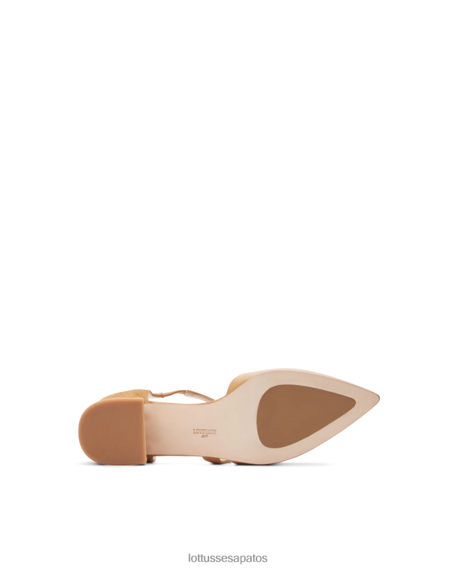 Lottusse mulheres carla bombas de bezerro simples 8TX8R4223 calçados marrom