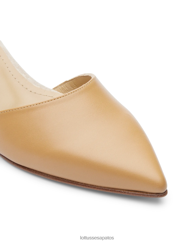 Lottusse mulheres carla bombas de bezerro simples 8TX8R4225 calçados marrom