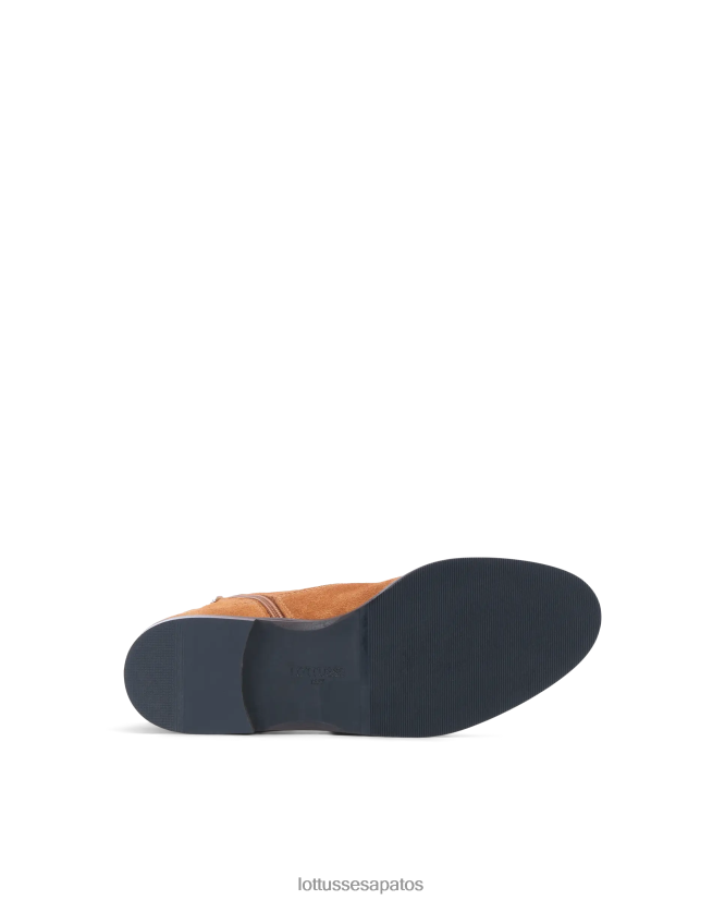 Lottusse mulheres bota claire em camurça 8TX8R4400 calçados marrom