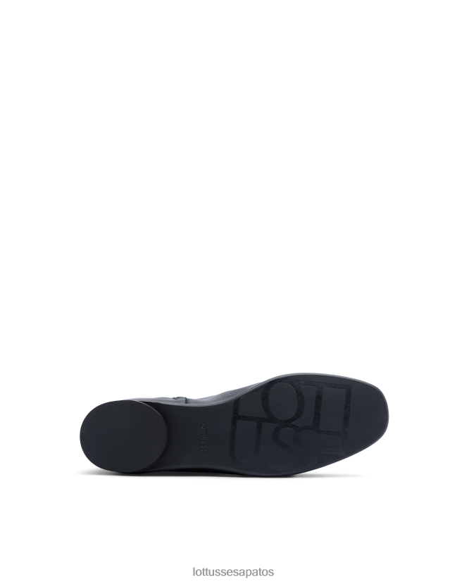 Lottusse mulheres botins macios de cordeiro goya 8TX8R4411 calçados preto