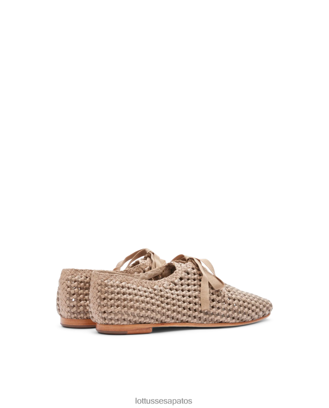 Lottusse mulheres delice de couro de malha de cordeiro delice 8TX8R4295 calçados multicolorido