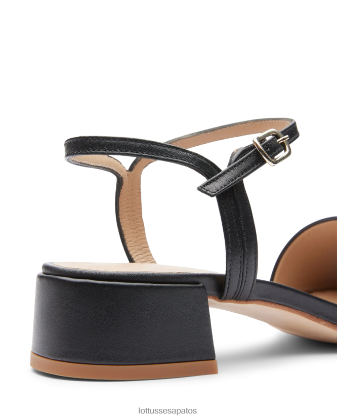 Lottusse mulheres sandalia carla 8TX8R4227 calçados preto