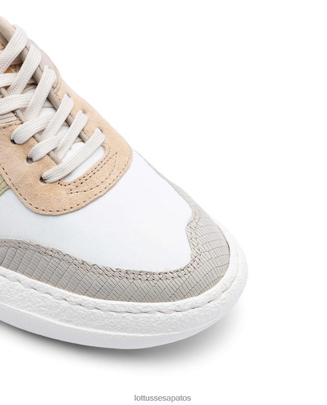 Lottusse mulheres tênis trotter bezerro tejus embossy 8TX8R4310 calçados multicolorido
